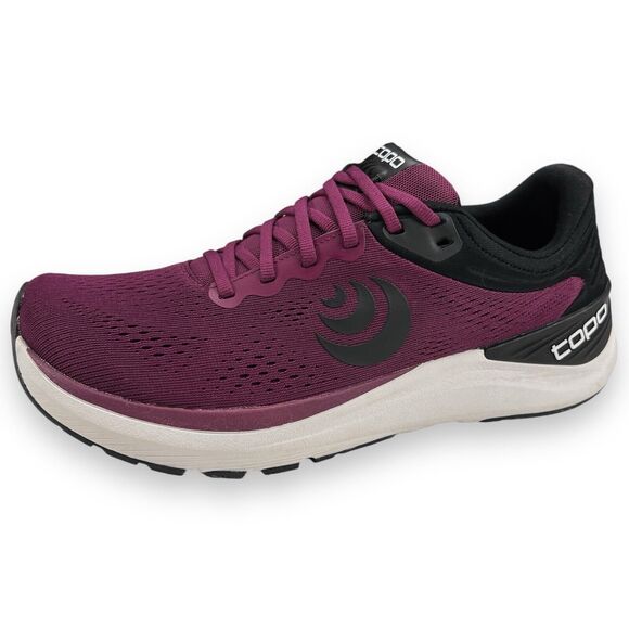 Topo Designs Shoes - TOPO ATHLETIC ULTRAFLY 4 Womens Size 9.5 Running Shoes WINE/BLACK